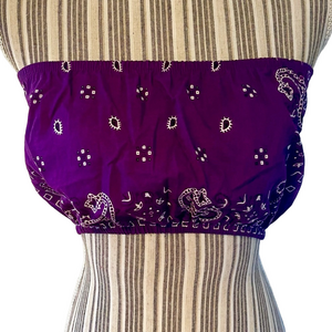 NWOT Urban Outfitters Urban Renewal line Purple tube top size medium/large